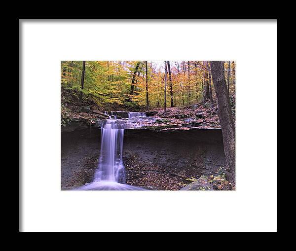  Framed Print featuring the photograph Blue Hen Falls by Brad Nellis