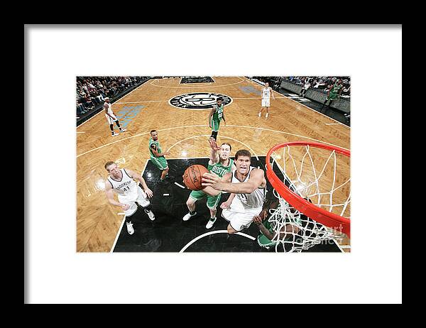 Brook Lopez Framed Print featuring the photograph Brook Lopez by Nathaniel S. Butler