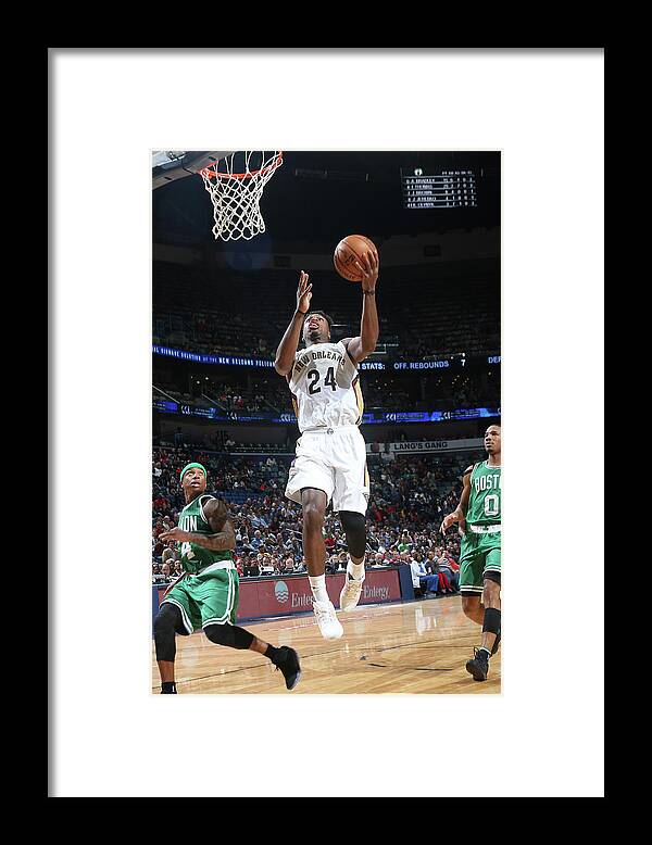 Smoothie King Center Framed Print featuring the photograph Buddy Hield by Layne Murdoch