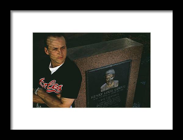 People Framed Print featuring the photograph Cal Ripken by Ronald C. Modra/sports Imagery