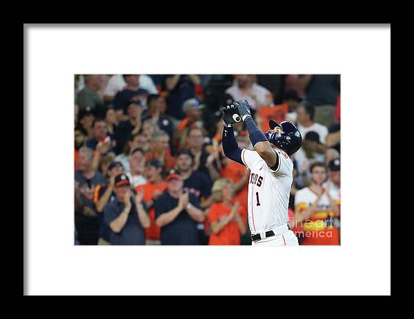 Game Two Framed Print featuring the photograph Carlos Correa by Elsa