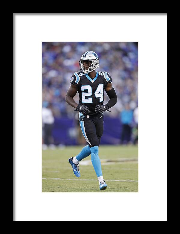People Framed Print featuring the photograph Carolina Panthers v Baltimore Ravens #2 by Joe Robbins