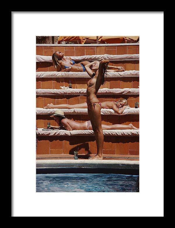 Summer Framed Print featuring the photograph Catherine Wilke by Slim Aarons