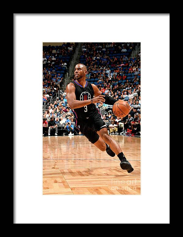 Nba Pro Basketball Framed Print featuring the photograph Chris Paul by Fernando Medina