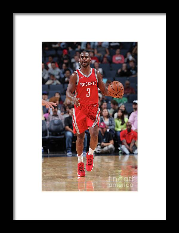Nba Pro Basketball Framed Print featuring the photograph Chris Paul by Joe Murphy