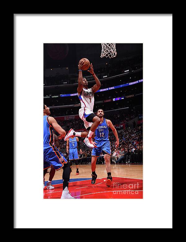 Nba Pro Basketball Framed Print featuring the photograph Chris Paul by Juan Ocampo