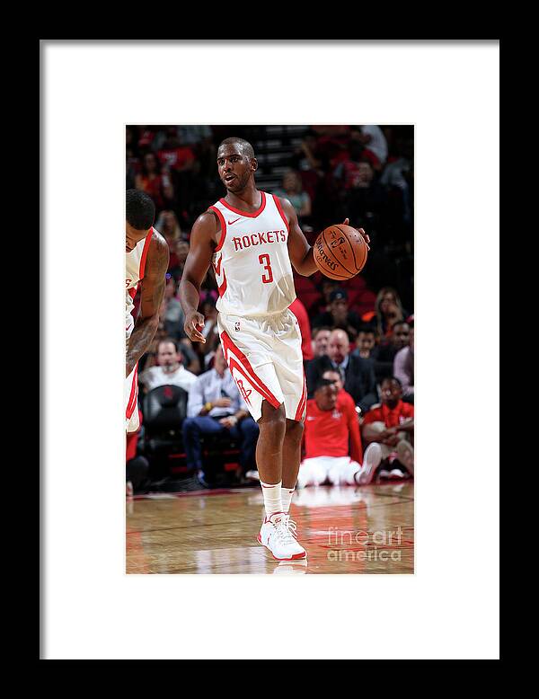 Nba Pro Basketball Framed Print featuring the photograph Chris Paul by Layne Murdoch