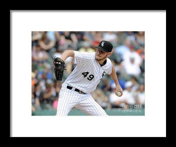 Three Quarter Length Framed Print featuring the photograph Chris Sale by David Banks