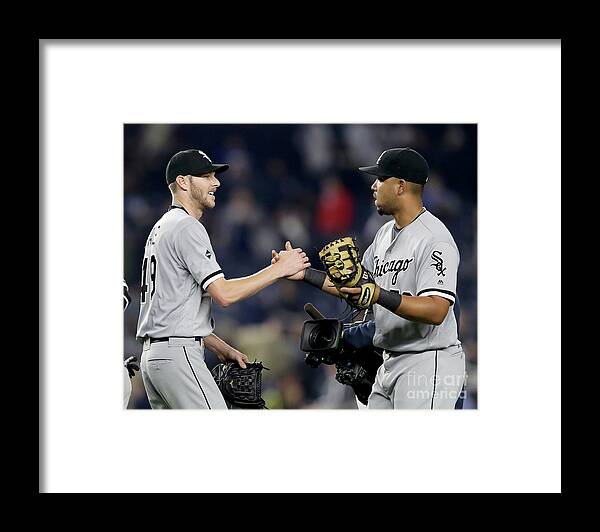 Three Quarter Length Framed Print featuring the photograph Chris Sale by Elsa