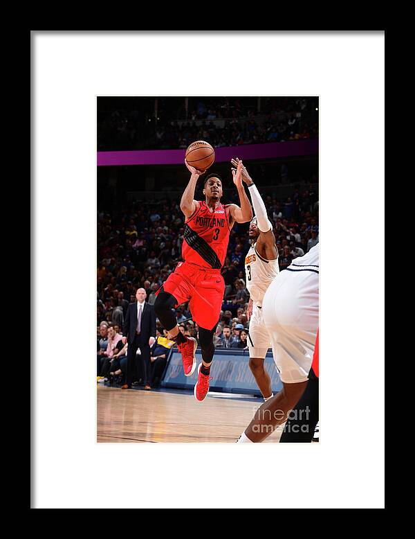 Cj Mccollum Framed Print featuring the photograph C.j. Mccollum #2 by Bart Young