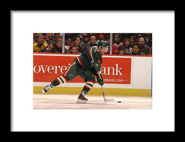 National Hockey League Framed Print featuring the photograph Cliff Ronning #2 by B Bennett