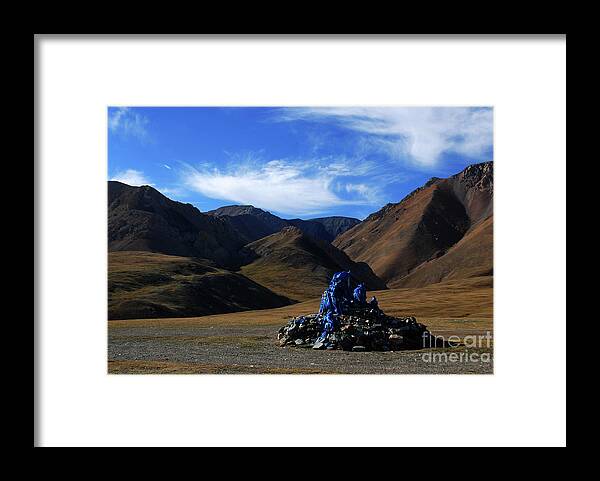 Steppe Peace Framed Print featuring the photograph Colors of Countryside by Elbegzaya Lkhagvasuren