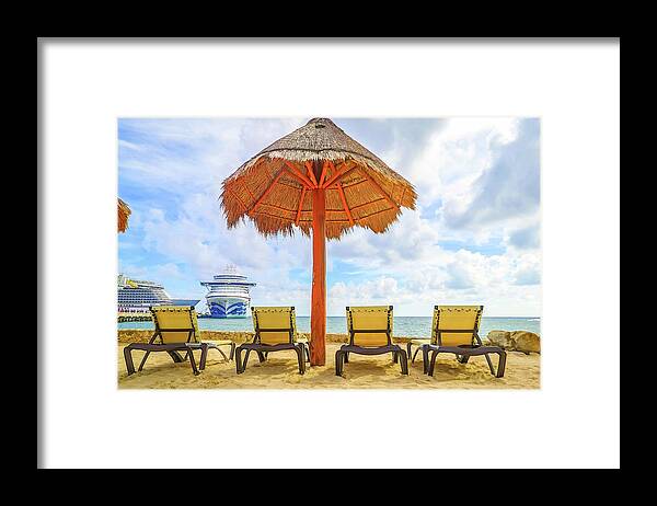 Costa Maya Mexico Framed Print featuring the photograph Costa Maya Mexico #2 by Paul James Bannerman