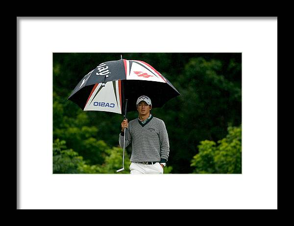 Fort Worth Invitational Framed Print featuring the photograph Crowne Plaza Invitational At Colonial - Round Two #2 by Scott Halleran