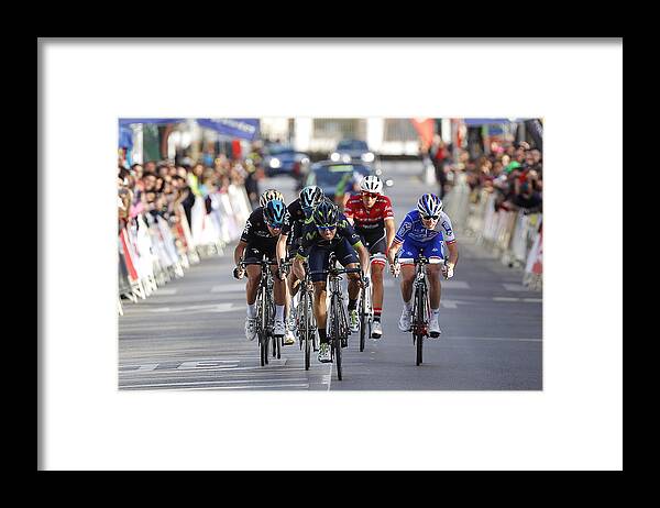 Sprint Framed Print featuring the photograph Cycling: 63rd Ruta del Sol 2017 / Stage 1 #2 by Photo Gomez Sport