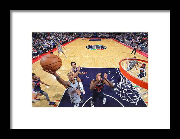 Nba Pro Basketball Framed Print featuring the photograph Dejounte Murray by Jesse D. Garrabrant