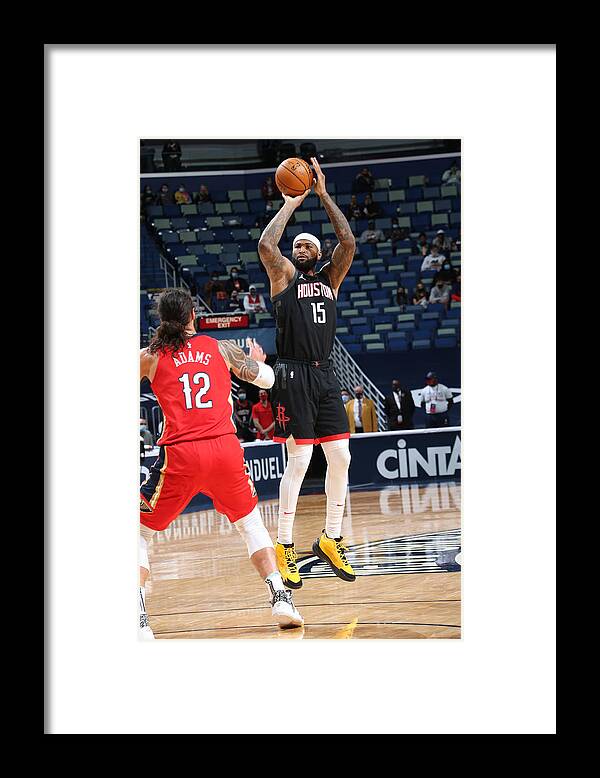 Smoothie King Center Framed Print featuring the photograph Demarcus Cousins by Layne Murdoch Jr.