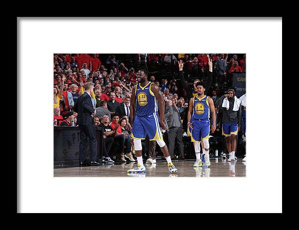 Nba Pro Basketball Framed Print featuring the photograph Draymond Green by Sam Forencich
