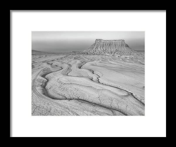 Factory Butte Framed Print featuring the photograph Factory Butte Utah by Susan Candelario