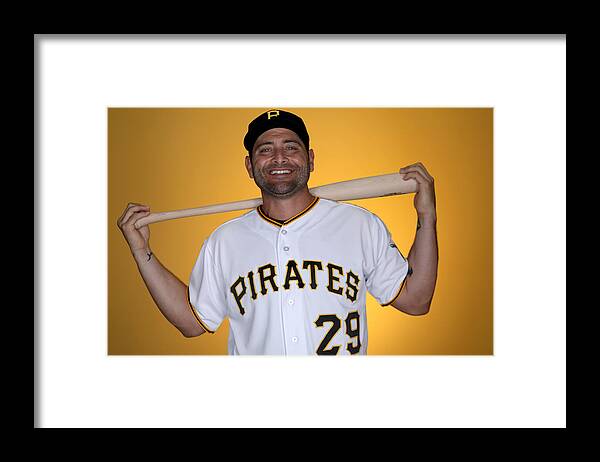 Media Day Framed Print featuring the photograph Francisco Cervelli #2 by Rob Carr