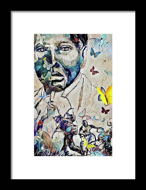  Framed Print featuring the mixed media Freedom #2 by Angie ONeal