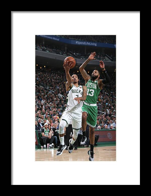 Playoffs Framed Print featuring the photograph George Hill by Gary Dineen