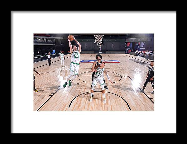 Nba Pro Basketball Framed Print featuring the photograph Gordon Hayward by Bill Baptist