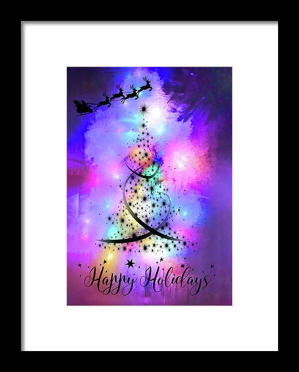 Holiday Framed Print featuring the photograph Happy Holidays #5 by Cathy Kovarik
