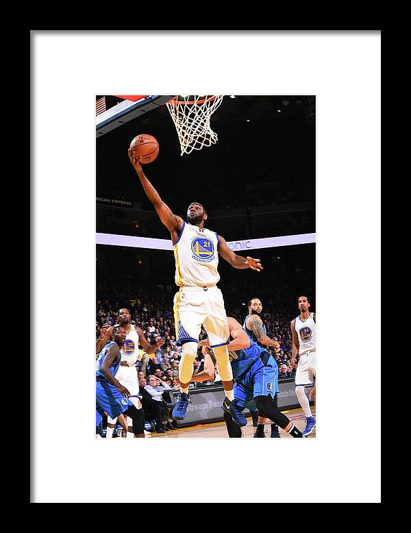 Nba Pro Basketball Framed Print featuring the photograph Ian Clark by Noah Graham