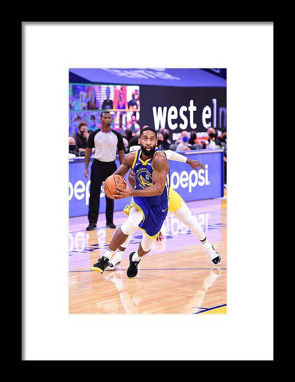 San Francisco Framed Print featuring the photograph Indiana Pacers v Golden State Warriors by Noah Graham