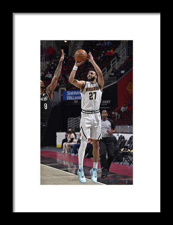 Nba Pro Basketball Framed Print featuring the photograph Jamal Murray by David Liam Kyle