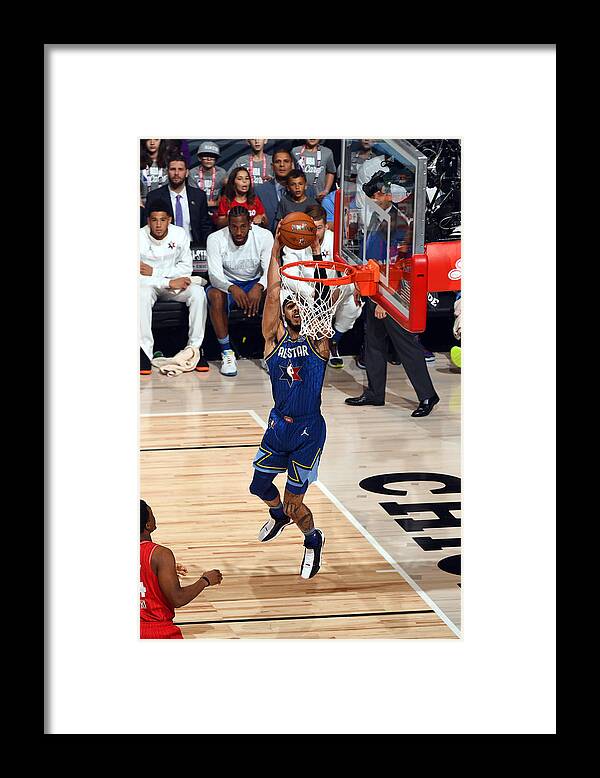 Nba Pro Basketball Framed Print featuring the photograph Jayson Tatum by Garrett Ellwood