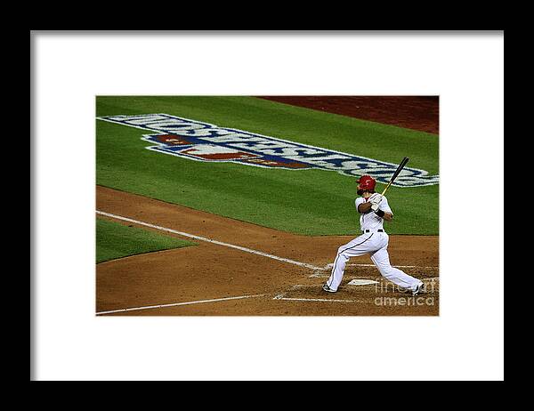 Playoffs Framed Print featuring the photograph Jayson Werth by Patrick Mcdermott