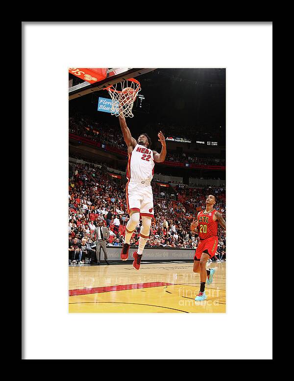 Jimmy Butler Framed Print featuring the photograph Jimmy Butler #2 by Oscar Baldizon