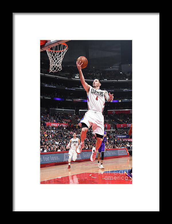 Nba Pro Basketball Framed Print featuring the photograph J.j. Redick by Andrew D. Bernstein