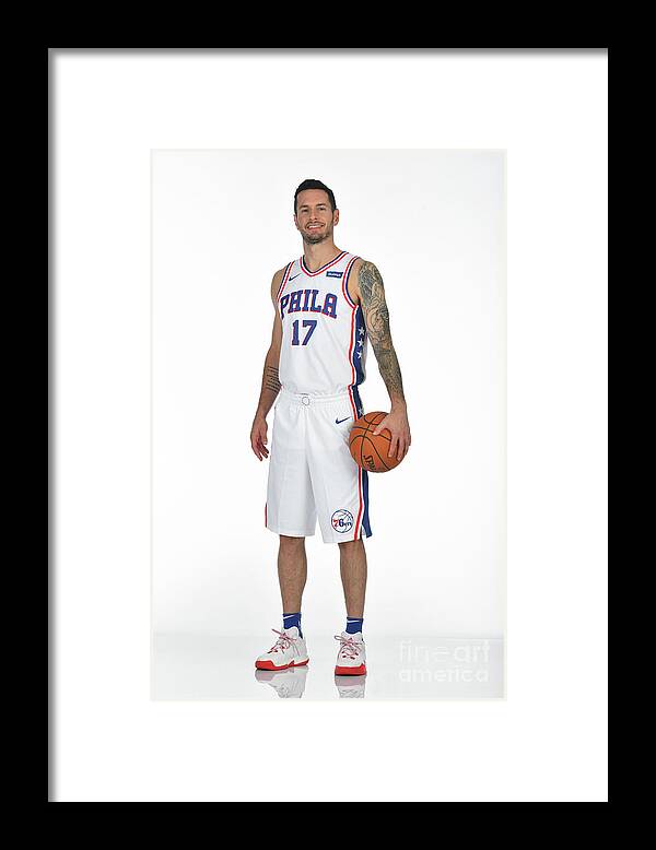 Media Day Framed Print featuring the photograph J.j. Redick by Jesse D. Garrabrant