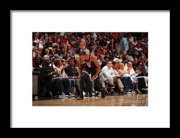 Nba Pro Basketball Framed Print featuring the photograph Josh Richardson by Issac Baldizon