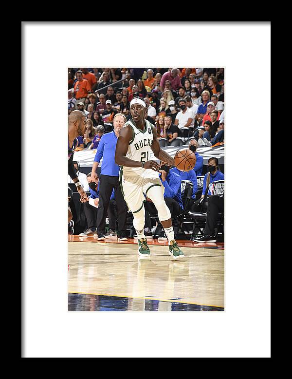 Jrue Holiday Framed Print featuring the photograph Jrue Holiday #2 by Andrew D. Bernstein