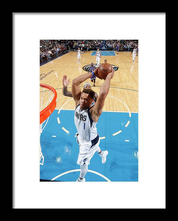 Nba Pro Basketball Framed Print featuring the photograph Justin Anderson by Glenn James