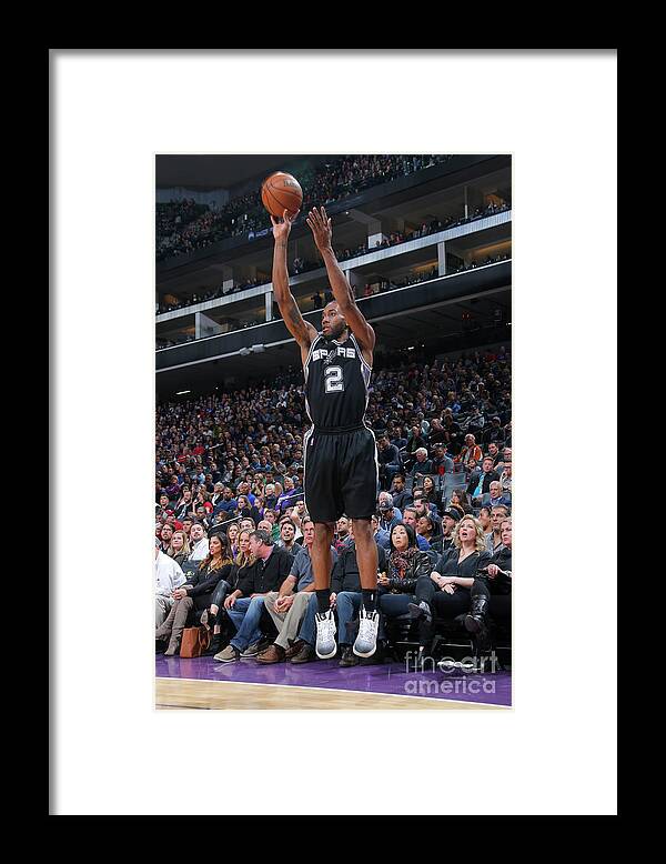 Nba Pro Basketball Framed Print featuring the photograph Kawhi Leonard by Rocky Widner