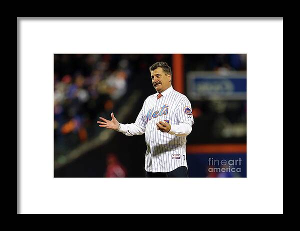 Three Quarter Length Framed Print featuring the photograph Keith Hernandez by Elsa