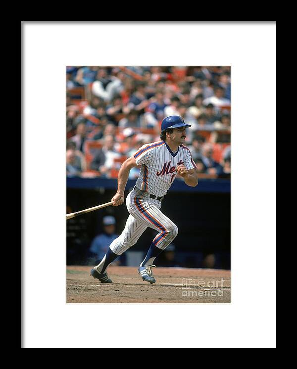 1980-1989 Framed Print featuring the photograph Keith Hernandez by Rich Pilling