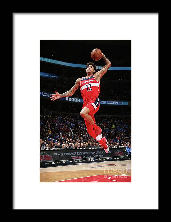 Nba Pro Basketball Framed Print featuring the photograph Kelly Oubre by Ned Dishman