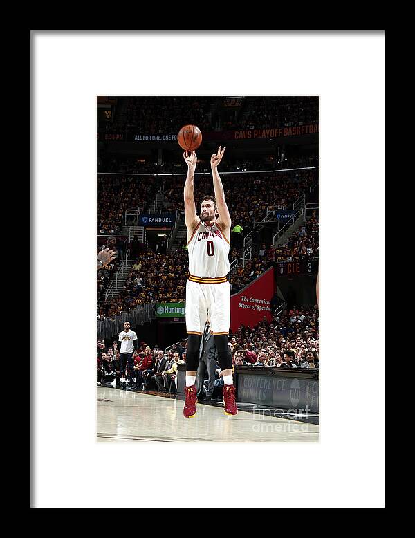 Kevin Love Framed Print featuring the photograph Kevin Love by Nathaniel S. Butler
