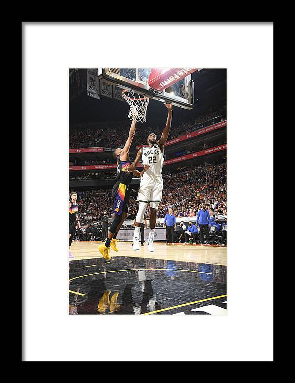 Playoffs Framed Print featuring the photograph Khris Middleton by Andrew D. Bernstein