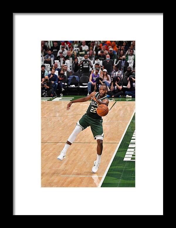 Playoffs Framed Print featuring the photograph Khris Middleton by Jesse D. Garrabrant