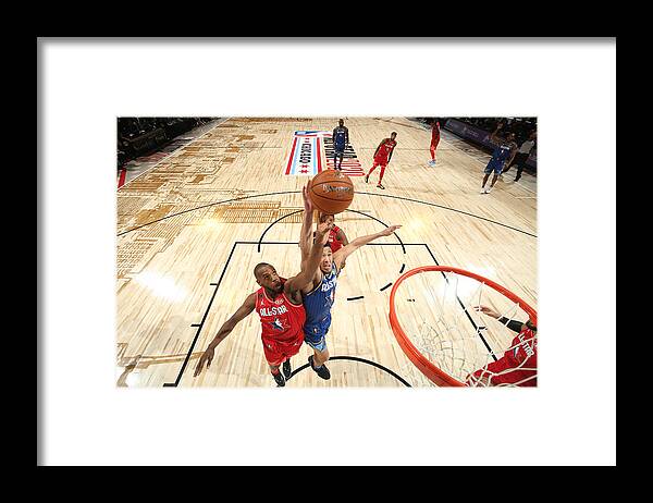 Nba Pro Basketball Framed Print featuring the photograph Khris Middleton by Nathaniel S. Butler
