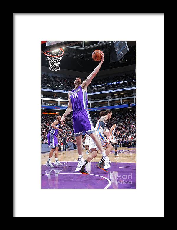 Nba Pro Basketball Framed Print featuring the photograph Kosta Koufos by Rocky Widner