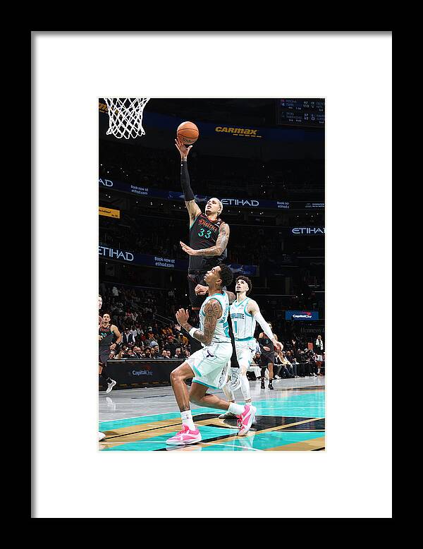 Nba Pro Basketball Framed Print featuring the photograph Kyle Kuzma #2 by Stephen Gosling