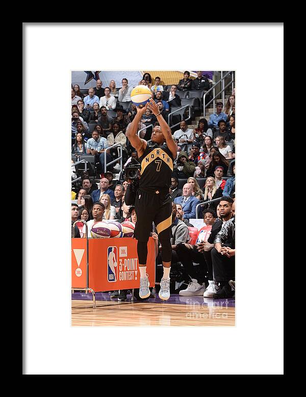 Kyle Lowry Framed Print featuring the photograph Kyle Lowry #2 by Andrew D. Bernstein